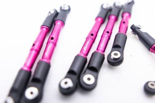 Slash Rustler Hoss 4x4 Pink Aluminum Turnbuckles Tie Rods – Traxxas 1/10