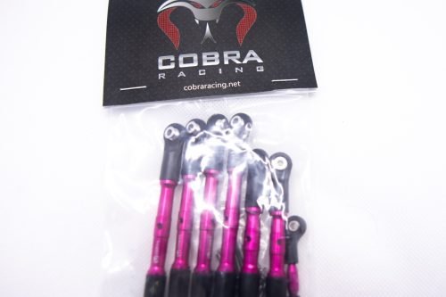 Slash Rustler Hoss 4x4 Pink Aluminum Turnbuckles Tie Rods – Traxxas 1/10