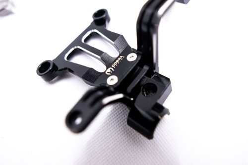 CR Traxxas X-Maxx Bellcrank Support Bracket - 7075 XMaxx Bellcrank Support Black