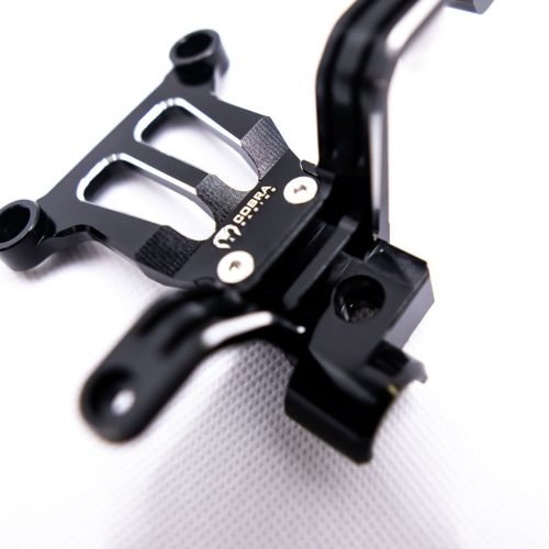 CR Traxxas X-Maxx Bellcrank Support Bracket - 7075 XMaxx Bellcrank Support Black