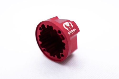 CR Traxxas Sledge Aluminum Differential Case (F/R) – Red Differential Housing