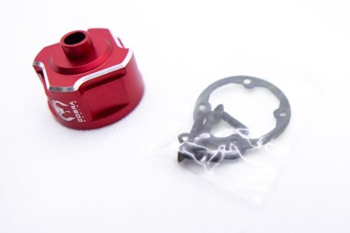 CR Traxxas Sledge Aluminum Differential Case (F/R) – Red Differential Housing