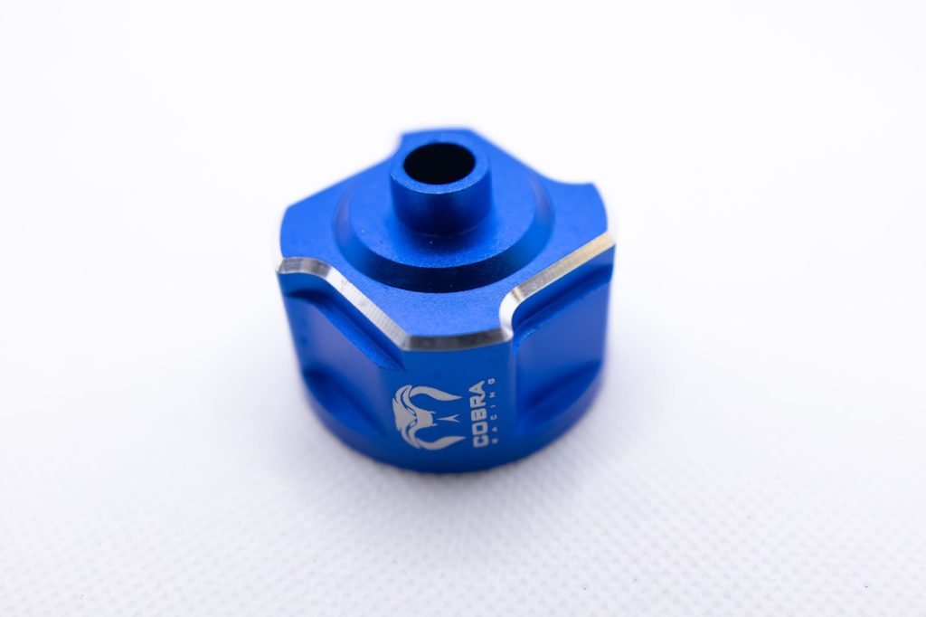 CR Traxxas Sledge Aluminum Differential Case (F/R) – Blue Differential Housing