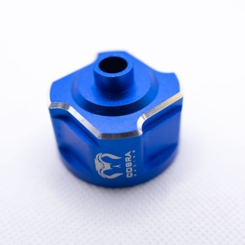 CR Traxxas Sledge Aluminum Differential Case (F/R) – Blue Differential Housing