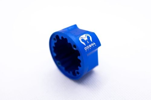 CR Traxxas Sledge Aluminum Differential Case (F/R) – Blue Differential Housing