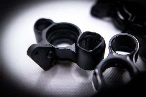 Arrma 6S Aluminum Knuckles & Hubs – 7075-T6 + Carbon Fiber Set (Black)