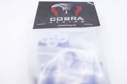Arrma 6S Aluminum Knuckles & Hubs – 7075-T6 + Carbon Fiber Set (Blue)