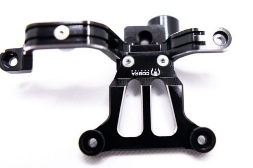 CR Traxxas X-Maxx Bellcrank Support Bracket - 7075 XMaxx Bellcrank Support Black