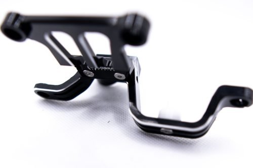 CR Traxxas X-Maxx Bellcrank Support Bracket - 7075 XMaxx Bellcrank Support Black