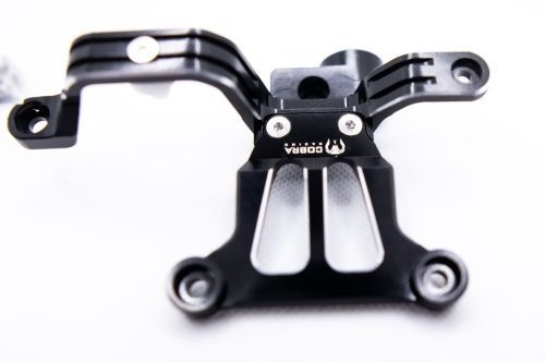 CR Traxxas X-Maxx Bellcrank Support Bracket - 7075 XMaxx Bellcrank Support Black