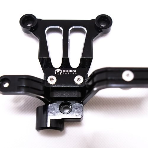 CR Traxxas X-Maxx Bellcrank Support Bracket - 7075 XMaxx Bellcrank Support Black