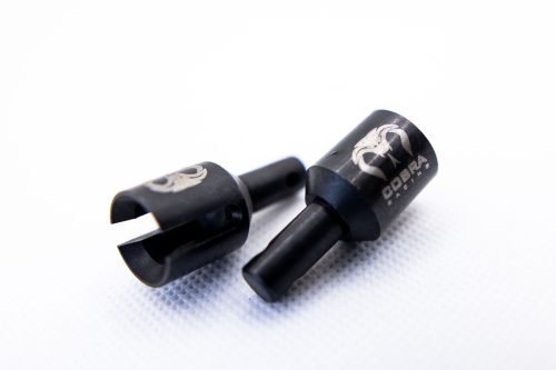 Cobra Racing Differential Output Drive Cups for 1/8 Traxxas Sledge - Black