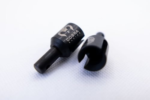 Cobra Racing Differential Output Drive Cups for 1/8 Traxxas Sledge - Black