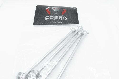 CHROME Traxxas Sledge CVD Set (4) – Cobra Racing Hardened Steel