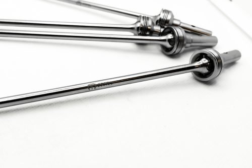 CHROME Traxxas Sledge CVD Set (4) – Cobra Racing Hardened Steel