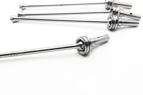 CHROME Traxxas Sledge CVD Set (4) – Cobra Racing Hardened Steel