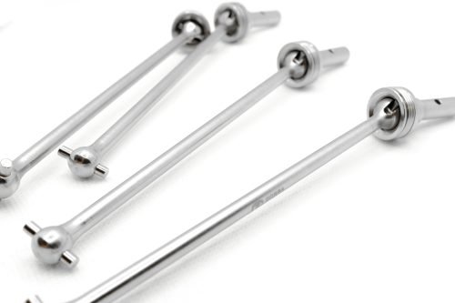 CHROME Traxxas Sledge CVD Set (4) – Cobra Racing Hardened Steel