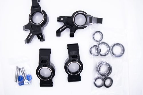 Cobra Racing Traxxas X-Maxx/XRT Knuckles & Hubs Set - Black