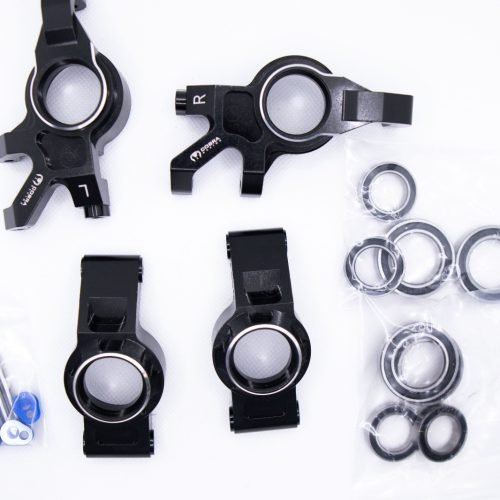 Cobra Racing Traxxas X-Maxx/XRT Knuckles & Hubs Set - Black