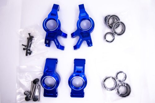 Cobra Racing Traxxas X-Maxx/XRT Knuckles & Hubs Set (complete)- Blue