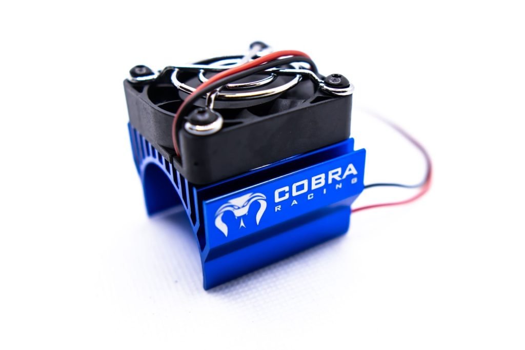 High-Performance Navy Blue RC Motor Cooling Fan for Traxxas, Arrma & More