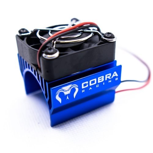 High-Performance Navy Blue RC Motor Cooling Fan for Traxxas, Arrma & More