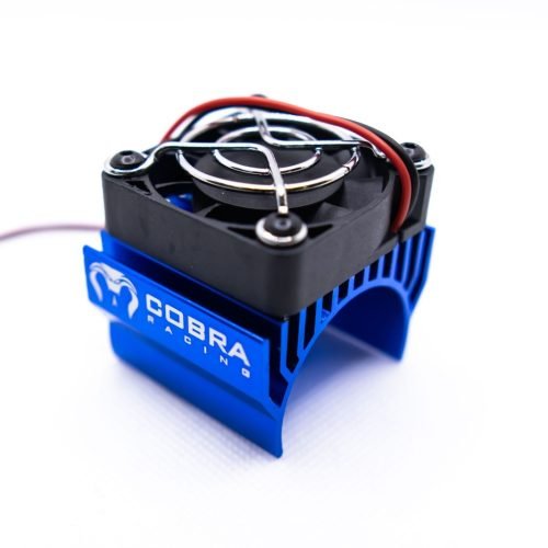 High-Performance Navy Blue RC Motor Cooling Fan for Traxxas, Arrma & More