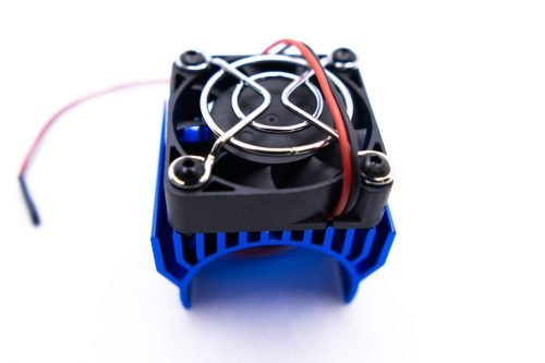 High-Performance Navy Blue RC Motor Cooling Fan for Traxxas, Arrma & More