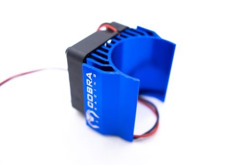High-Performance Navy Blue RC Motor Cooling Fan for Traxxas, Arrma & More
