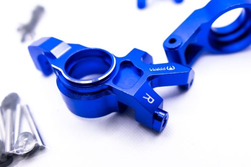 Cobra Racing Traxxas X-Maxx/XRT Knuckles & Hubs Set (complete)- Blue