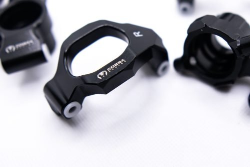 CR Aluminum Knuckle Set for Traxxas Maxx, WideMaxx & Maxx Slash (Black)