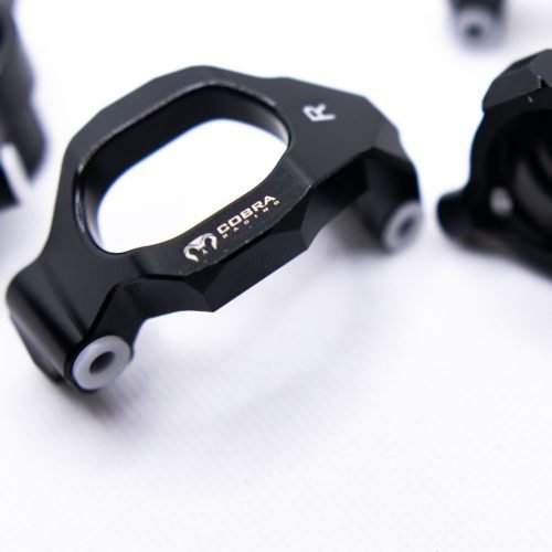 CR Aluminum Knuckle Set for Traxxas Maxx, WideMaxx & Maxx Slash (Black)
