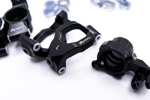 CR Aluminum Knuckle Set for Traxxas Maxx, WideMaxx & Maxx Slash (Black)