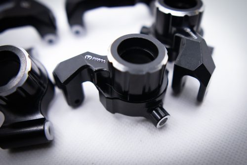 CR Aluminum Knuckle Set for Traxxas Maxx, WideMaxx & Maxx Slash (Black)