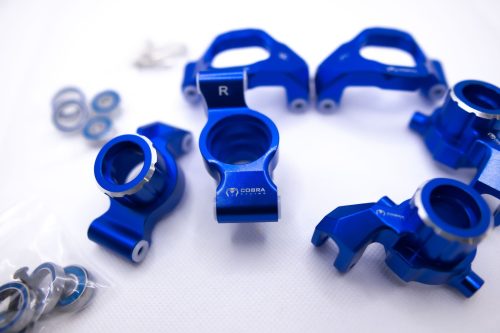 CR Aluminum Knuckle Set for Traxxas Maxx, WideMaxx & Maxx Slash (Blue)