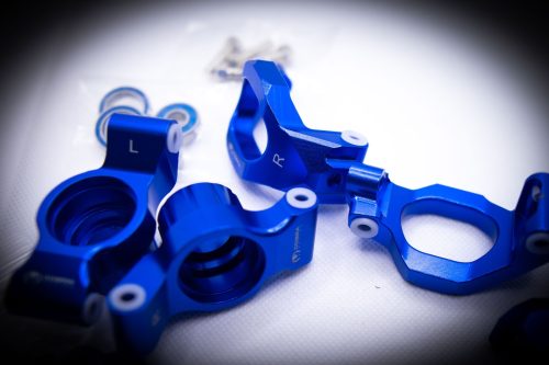 CR Aluminum Knuckle Set for Traxxas Maxx, WideMaxx & Maxx Slash (Blue)