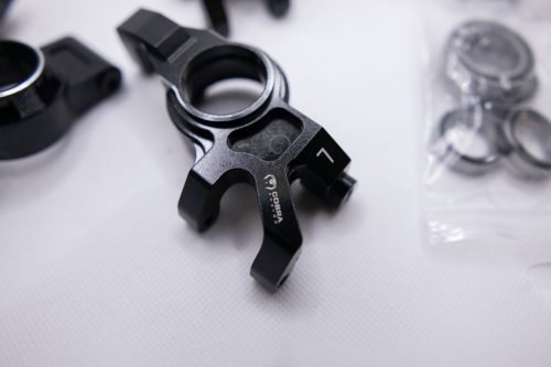 Cobra Racing Traxxas X-Maxx/XRT Knuckles & Hubs Set - Black