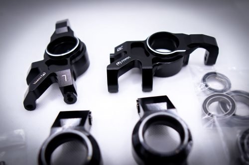 Cobra Racing Traxxas X-Maxx/XRT Knuckles & Hubs Set - Black