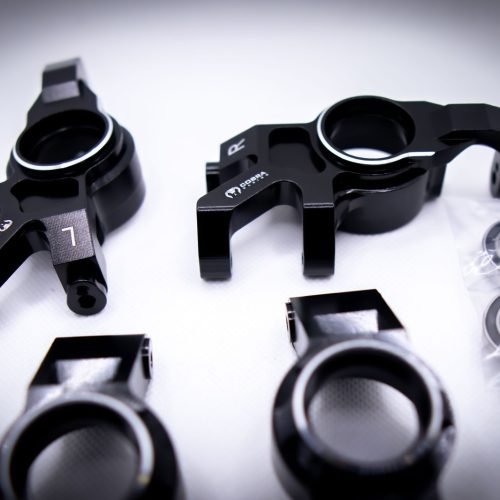Cobra Racing Traxxas X-Maxx/XRT Knuckles & Hubs Set - Black