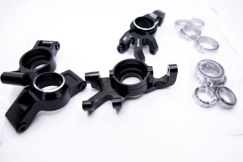 Cobra Racing Traxxas X-Maxx/XRT Knuckles & Hubs Set - Black