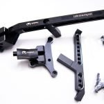 Cobra Racing Traxxas Sledge Aluminum Front + Rear Chassis Brace Combo – Black