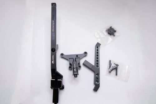 Cobra Racing Traxxas Sledge Aluminum Front + Rear Chassis Brace Combo – Black