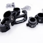 Cobra Racing Traxxas Sledge Knuckles + Hubs Combo – 7075-T6 Aluminum – Black