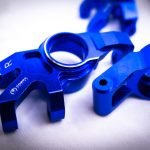 Cobra Racing Traxxas X-Maxx/XRT Knuckles & Hubs Set (complete)- Blue