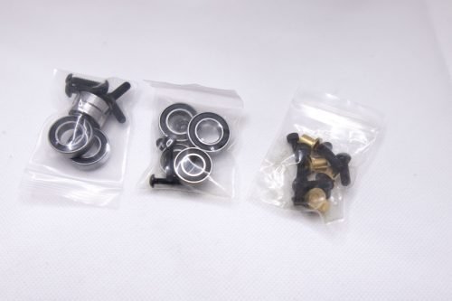 Cobra Racing Traxxas Sledge Knuckles + Hubs Combo – 7075-T6 Aluminum – Black