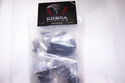 Cobra Racing Traxxas Sledge Knuckles + Hubs Combo – 7075-T6 Aluminum – Black