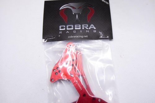 CR Shock Towers (F+R) – Fits Arrma Felony / Infraction / Limitless 1/7 - Red