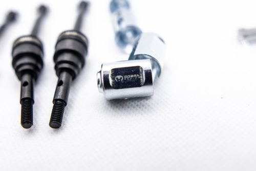 CR Traxxas MiniMaxx CVD Driveshaft Upgrade – 4PCS with Chrome Drive Cups