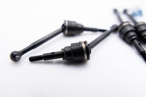 CR Traxxas MiniMaxx CVD Driveshaft Upgrade – 4PCS with Chrome Drive Cups