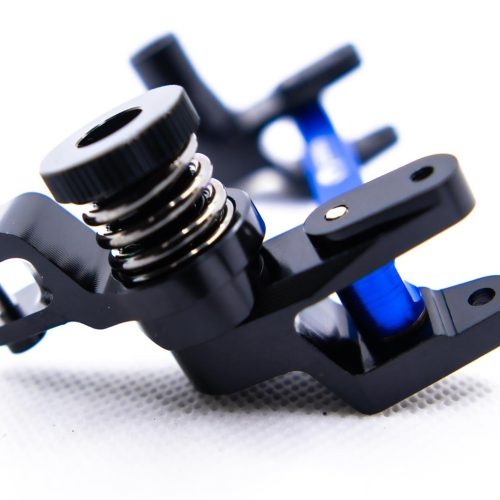 CR Aluminum Bellcrank for Traxxas Maxx / Maxx Slash – 7075-T6 – Black & Blue